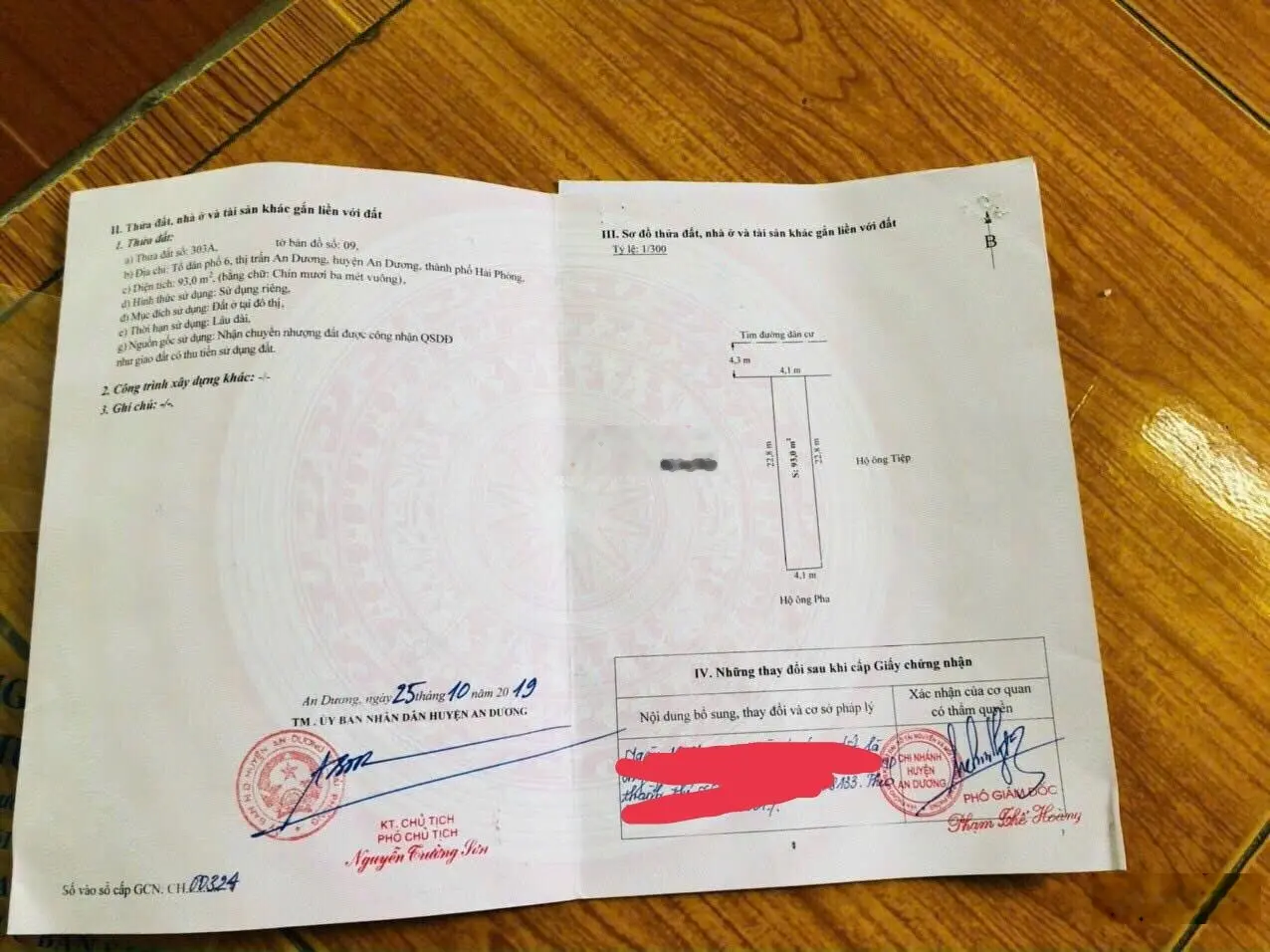 Bán Nhà 2 Tầng 93,0m Tại Tổ 6 Trung Tâm An Dương Hải Phòng