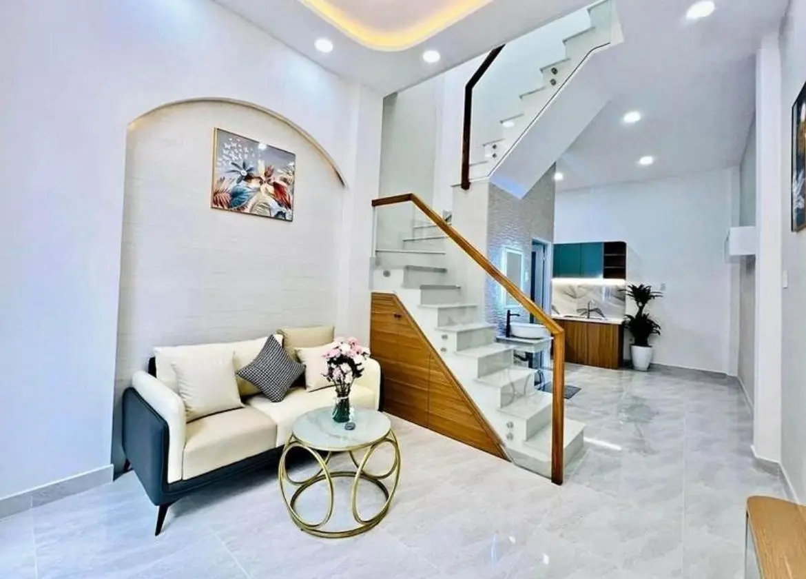 [GIÁ 3tỷ2- 2 tầng] Nhà Lê Lai, Gò Vấp,SHR- 50,8m2.Hẻm ôtô, chống ngập nước,Hợp đồng thuê 12tr/tháng