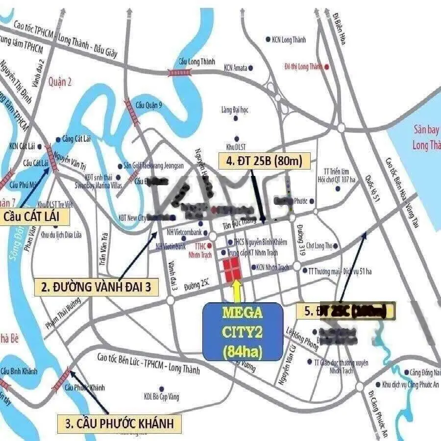 Chính chủ cần bán 1 nền Mega City 2 giá ngộp, nằm TTHC Nhơn Trạch MT 25C nối sân bay LH 0949 610 ***