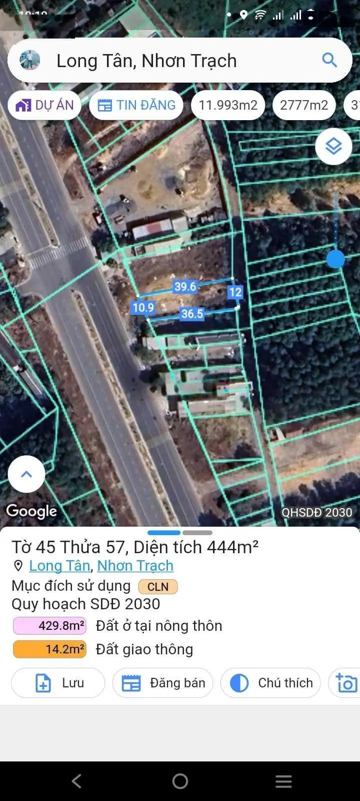 Chủ cần tiền bán gấp lô đất 2MT trước sau MT đường Nguyễn Hữu Cảnh QH full ONT gần VĐ03, giá đầu tư