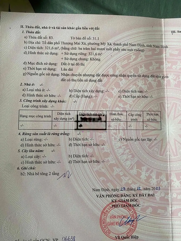 Chính chủ cần bán