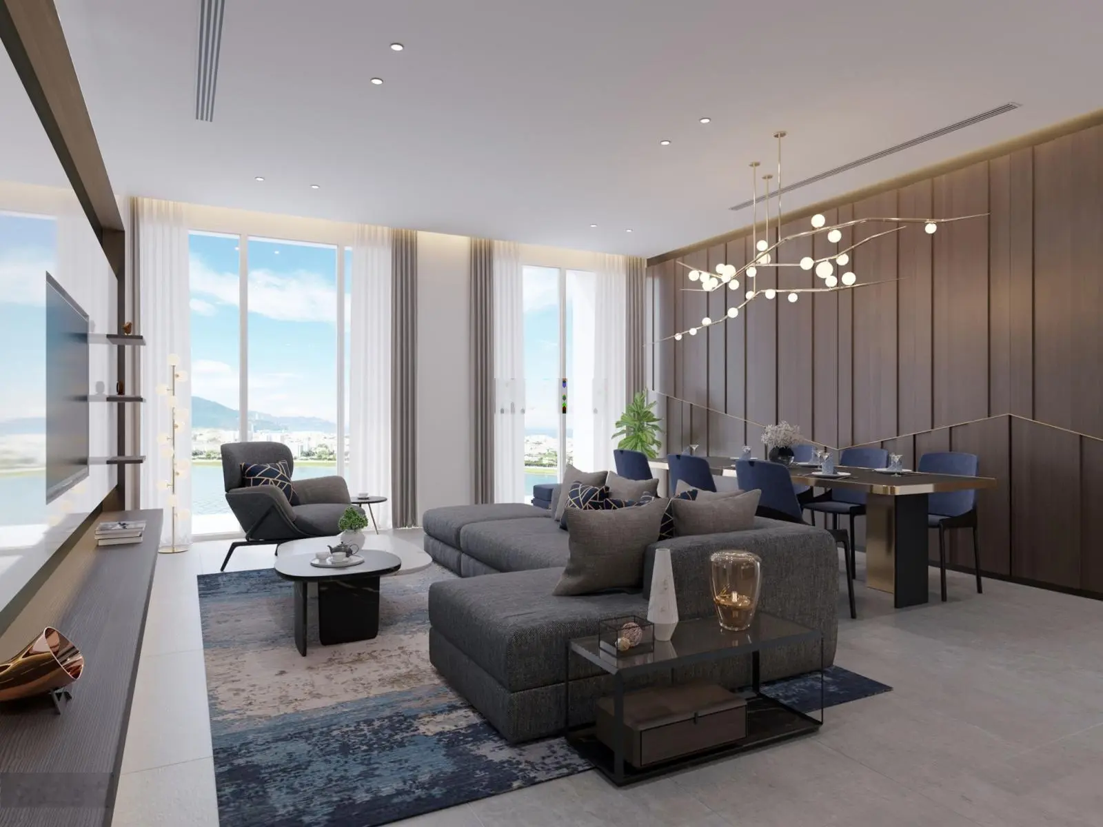 Chính chủ bán gấp căn 1PN + Sam Towers view sông Hàn - cầu rồng chỉ 3. Xtỷ - full nội thất