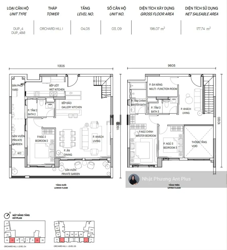 Bán căn Hộ Duplex Orchard Hill Sycamore mua từ chủ đầu tư Capitaland với chính sách tốt