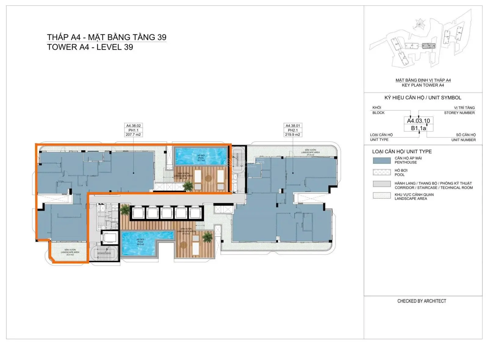 Giỏ hàng Penthouse Eaton Park. Đặc quyền riêng cho chủ nhân 3 căn đẹp nhất