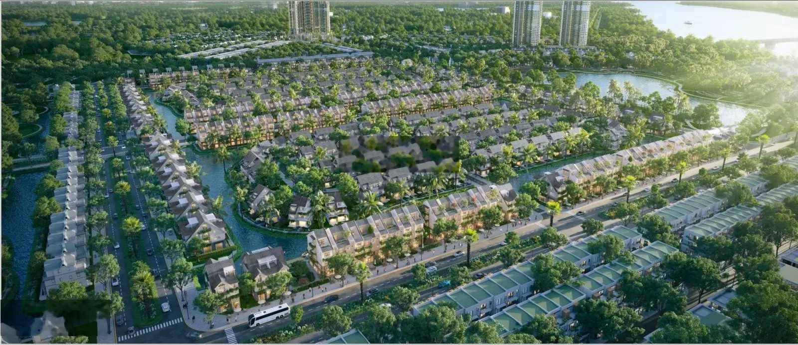 Biệt thự đảo hướng Đông Nam - Eco Central Park. Chiết khấu 10% - HTLS 30 tháng. Giá chỉ từ 3,5 tỷ