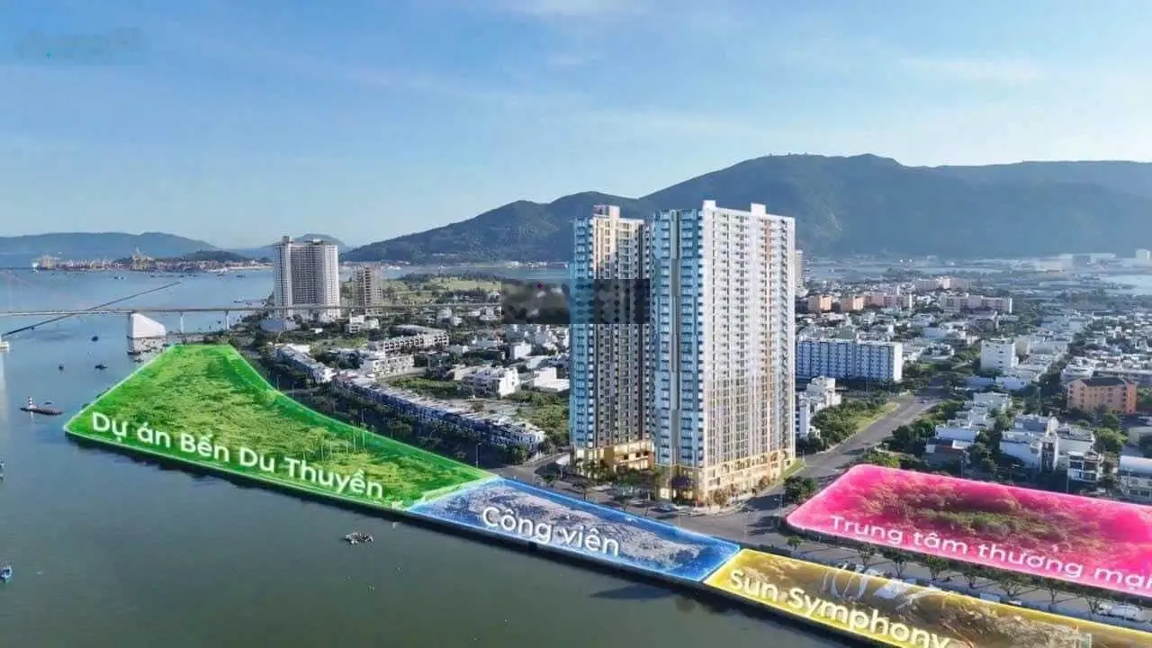 Giỏ hàng cực đẹp căn hộ Peninsula Đà Nẵng, căn 2PN view Sông Hàn, diện tích 73,2m2, hướng Đông Nam