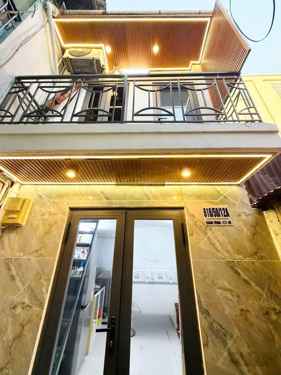 Nhà 1 lầu 12.3m2 đường quang trung, ngay chợ hạnh thông tây, giá chỉ 1.68 tỷ