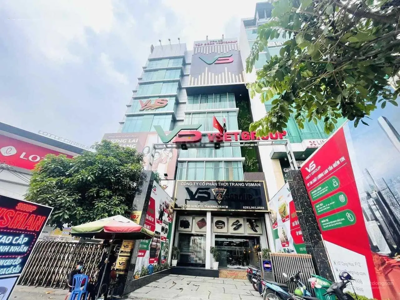 Chia tài sản tòa nhà 2MT đường Cộng Hòa ngay Etown, P. 12, Q. Tân Bình. DT: 8.1x30m, 6 lầu