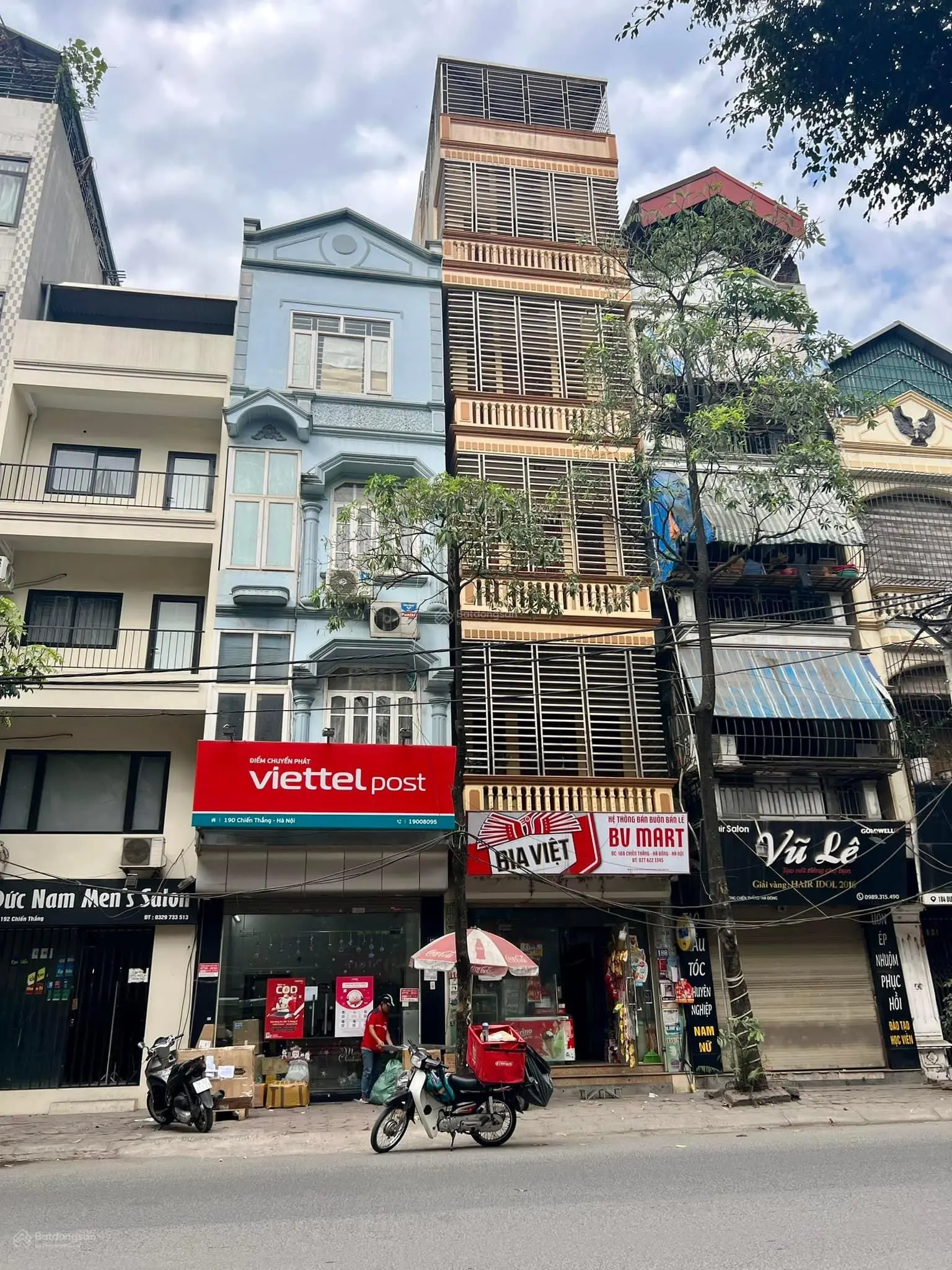 Bán nhà mp Chiến Thắng, Hà Đông, 100m2 x 5 tầng, mt 5m, vỉa hè oto đỗ, thang máy, kinh doanh, 2X tỷ