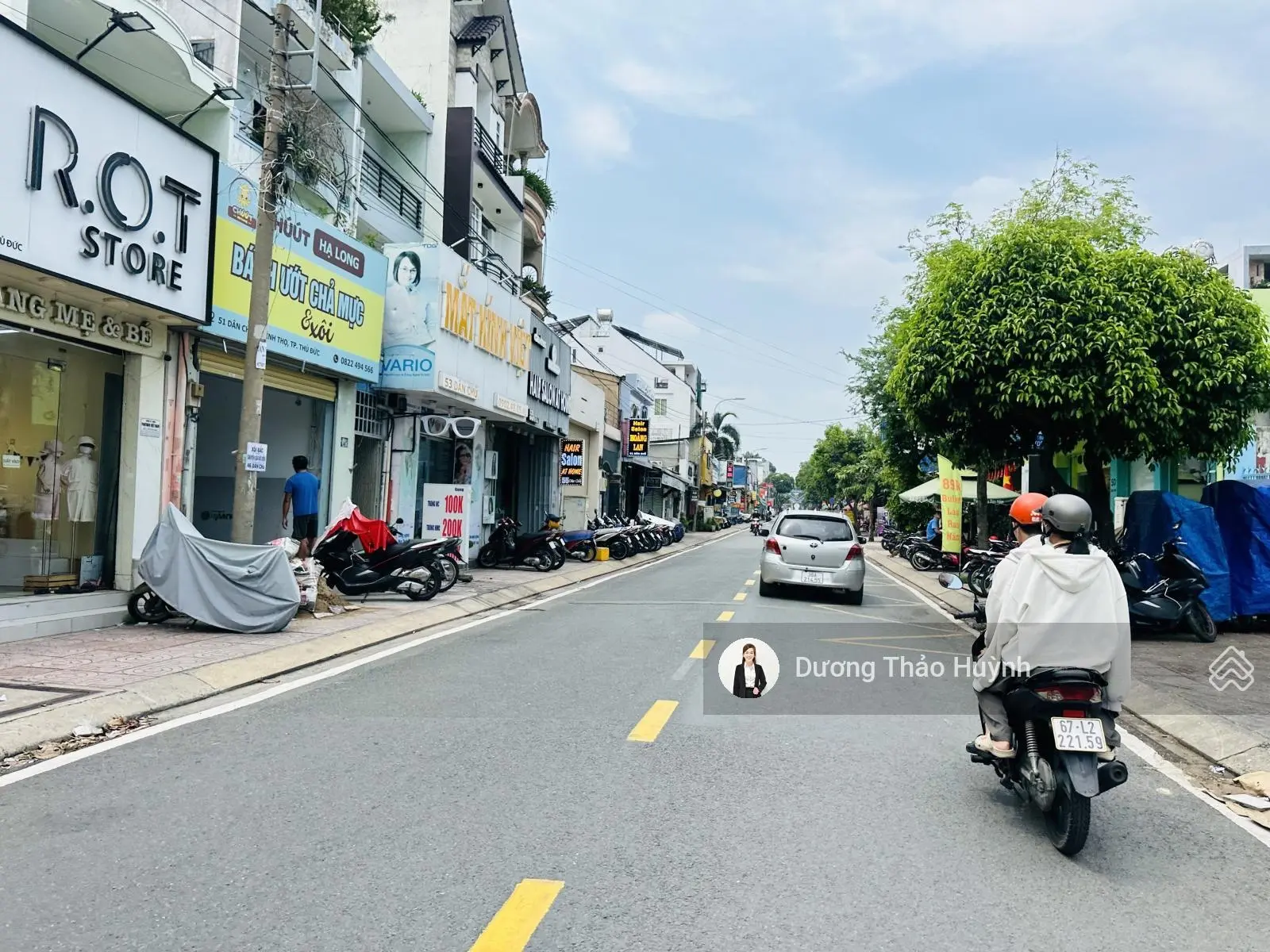 Nhà 2 mặt tiền dân chủ- nguyễn bá luật ( chợ bắc ninh) p. bình thọ- thuê 55tr/thg (6.7*28) - có tl