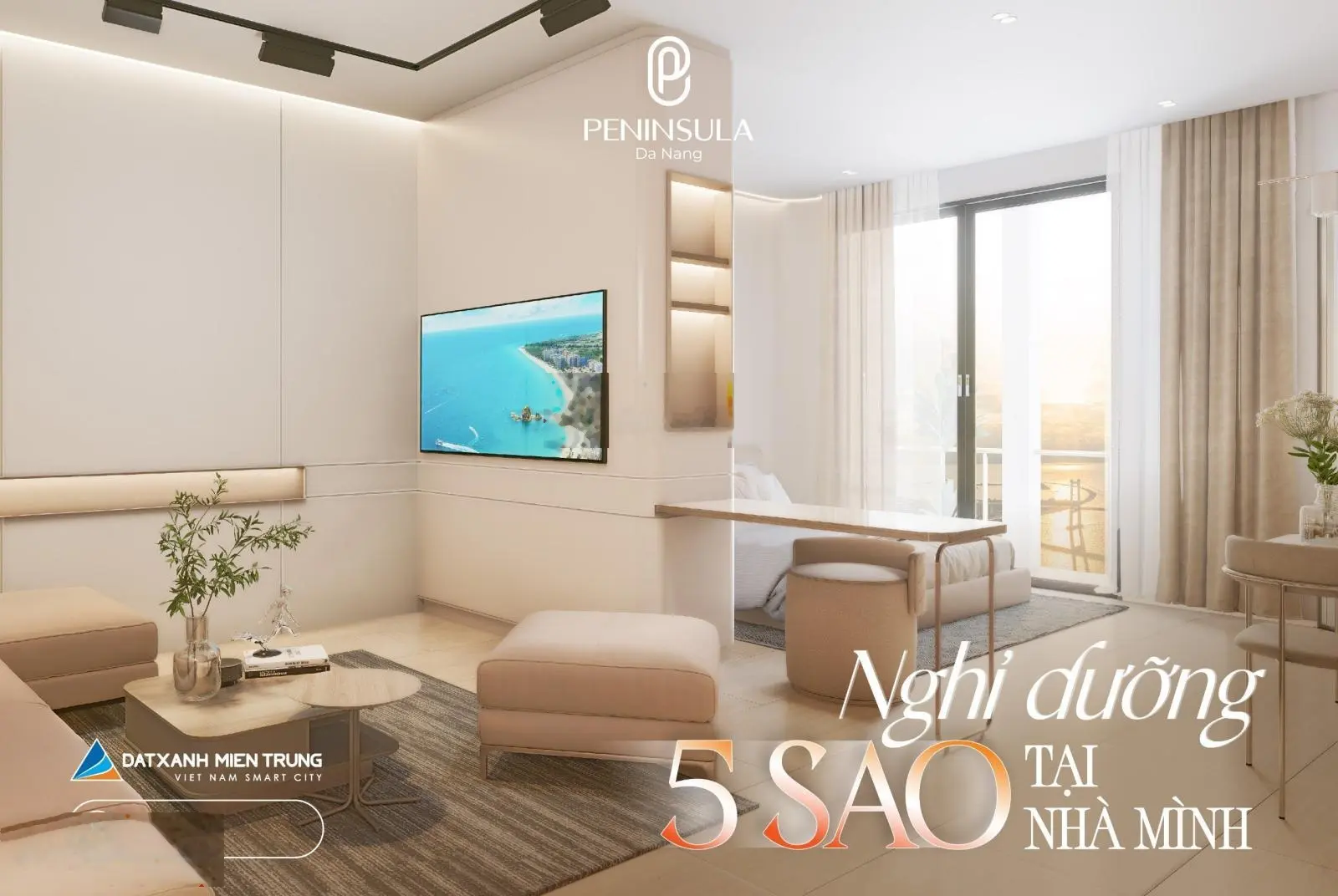 Bán căn hộ view sông Hàn Peninsula Da Nang, có bàn giao nội thất cao cấp như khách sạn 5 sao