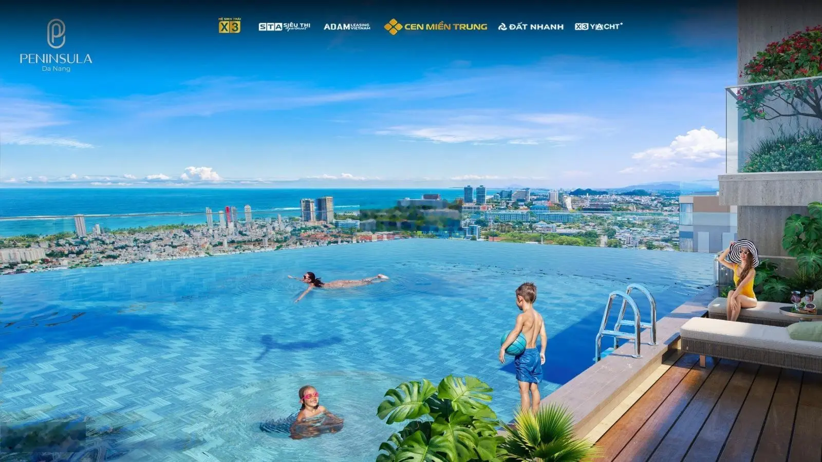 Căn hộ cao cấp Peninsula 1PN view sông Hàn. LH: 0942 776 ***