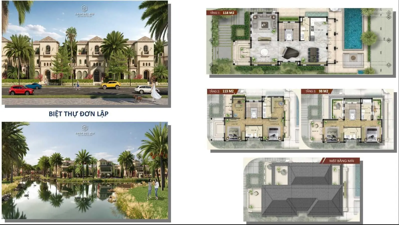 Gấp, gấp bán căn biệt thự đẹp nhất DA Casa Del Rio view sông đường 25m, Giá tốt nhất thị trường