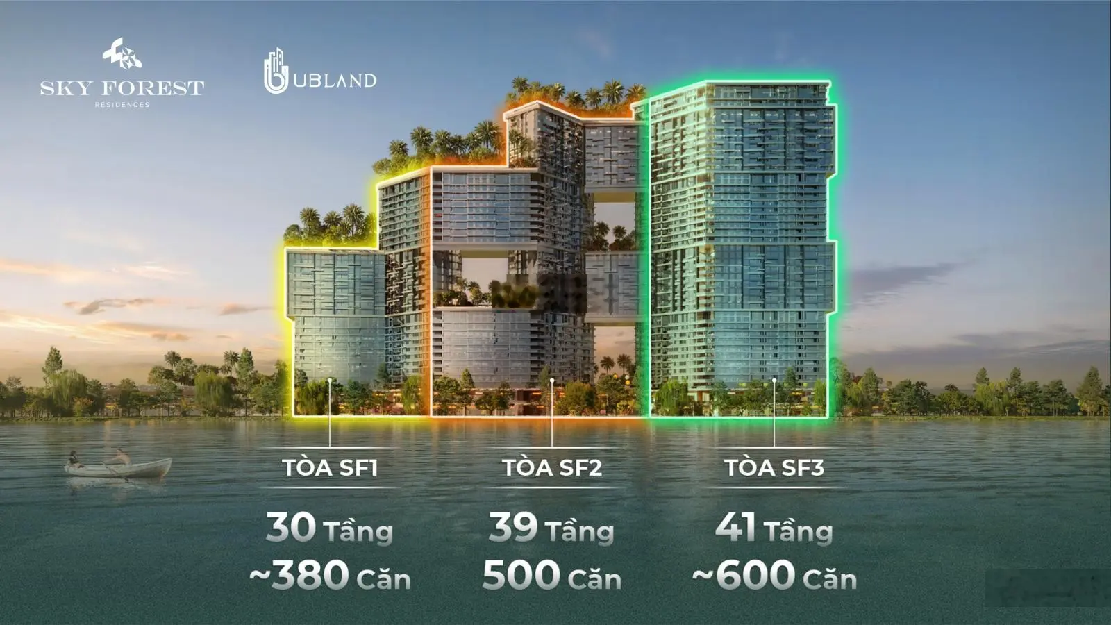 Bán Sky Forest 2PN 2WC. View khu cư dân, hướng mát giá bán 3.050 tỷ bao phí