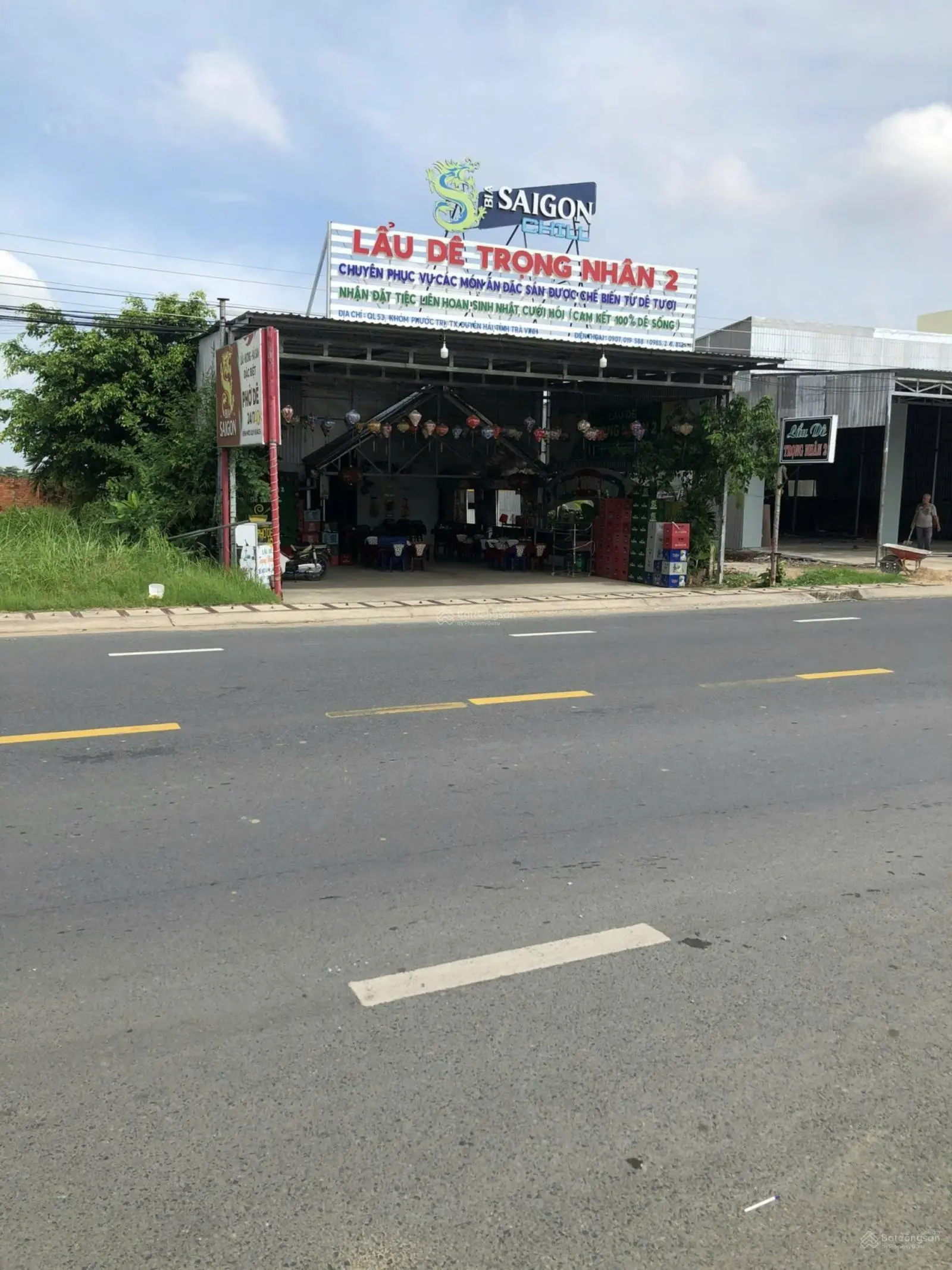 Bán đất mặt tiền QL53 khu dân cư trung tâm thị xã Duyên Hải