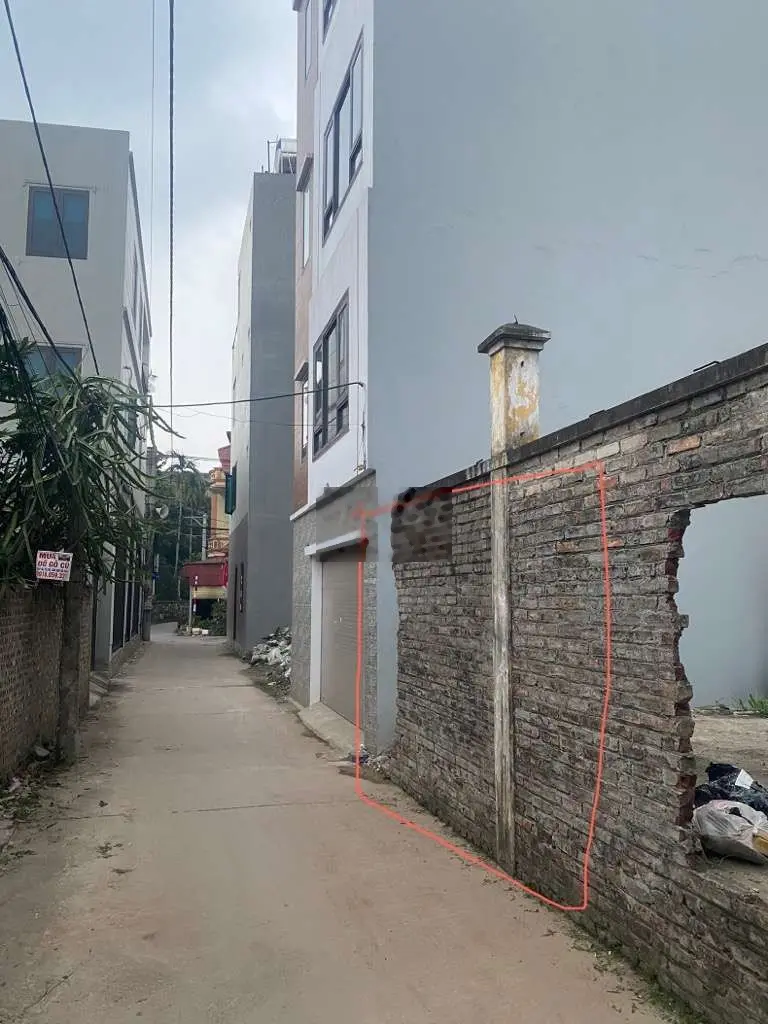 Bán đất đông dư giá lâm 51,1m2 ô tô vào đất , mt 4,1m , xây nhà gara