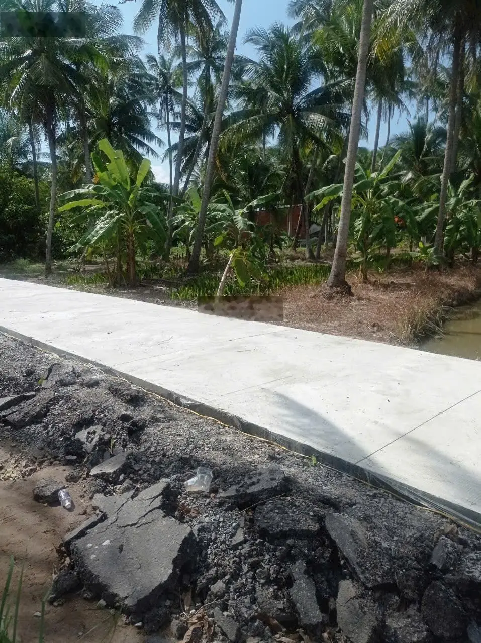 GĐ em cần bán đất Bến Tre gần vòng xoay Đại Lộ Đông Tây DT 570m2 (10x57m) 50m2 thổ cư ĐT 0906 309 ***