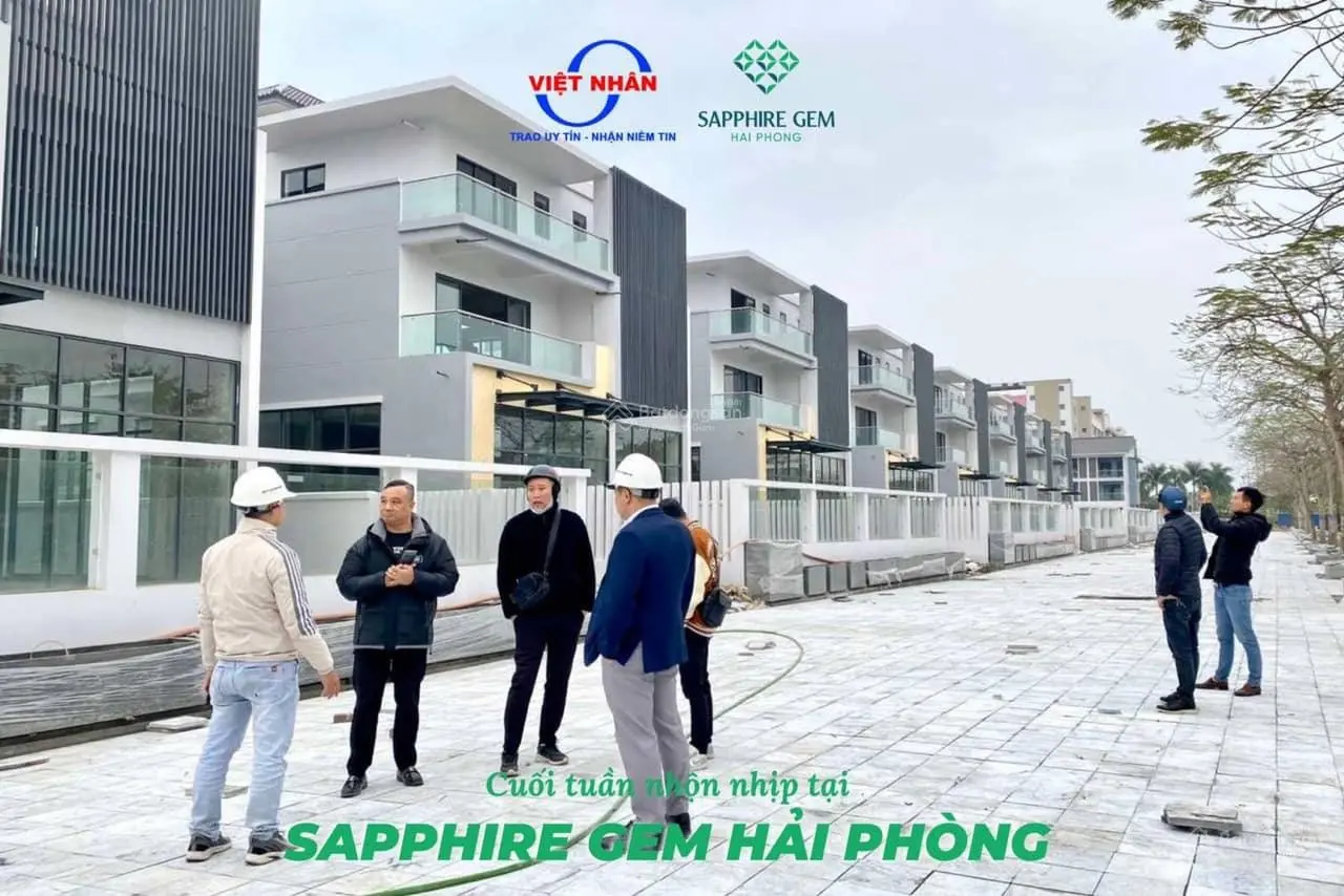 Bán biệt thự villa shophouse 500m2 KĐT Sapphire Gem Hải Phòng - Dành cho chủ nhân thượng lưu