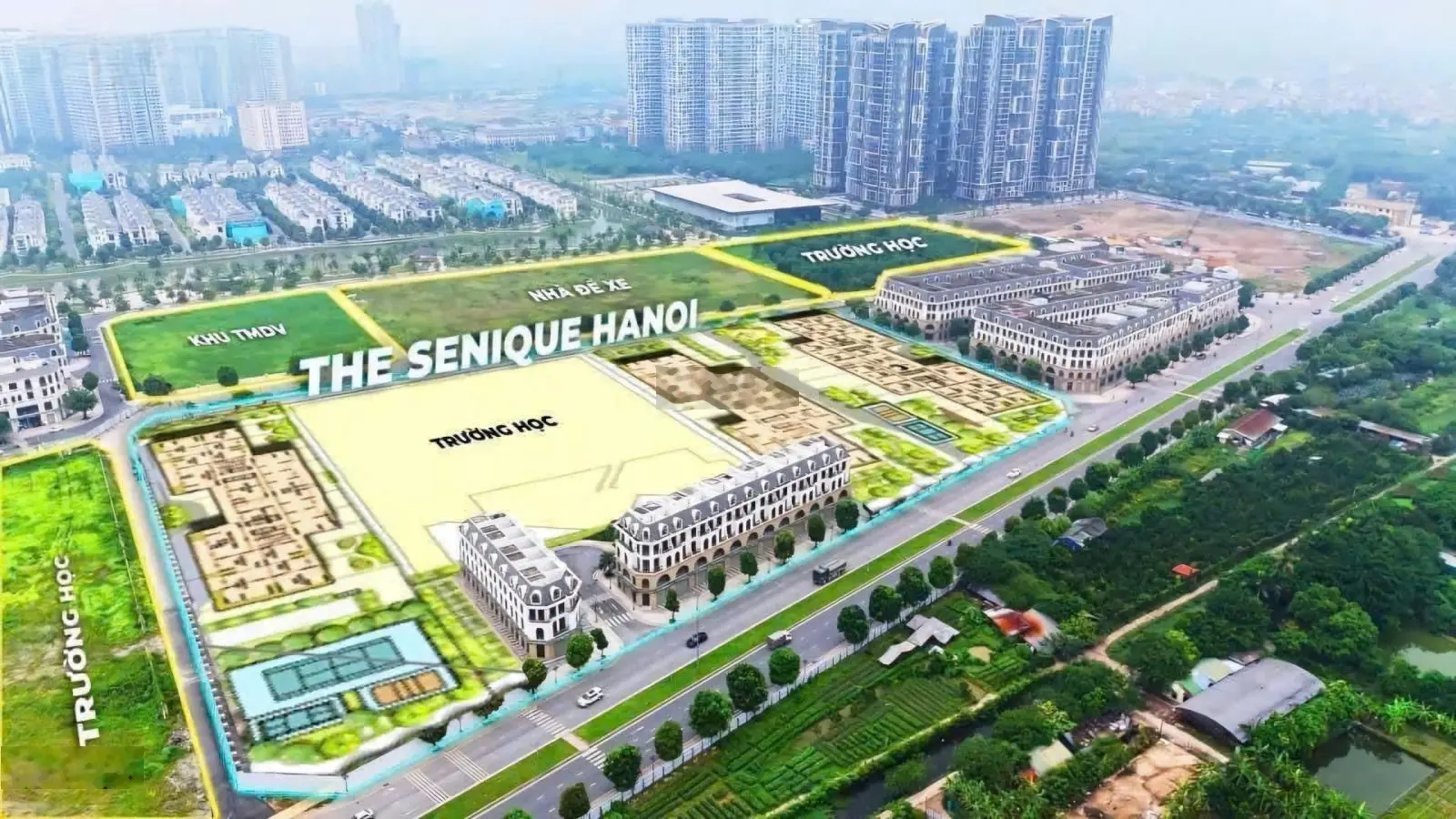Dự án Senique phát triển bởi CĐT Capitalland tại Vin Ocean park 1 chính thức ra mắt