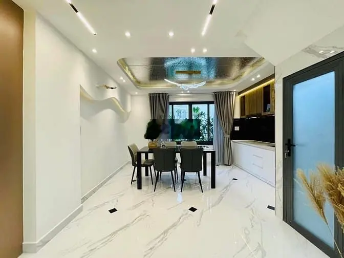 Siêu Phảm Hẻm 5m🆘Lê Văn Thọ P16 4.5X12M🆘4 Lầu 4pn 4wc Full Nội Thất