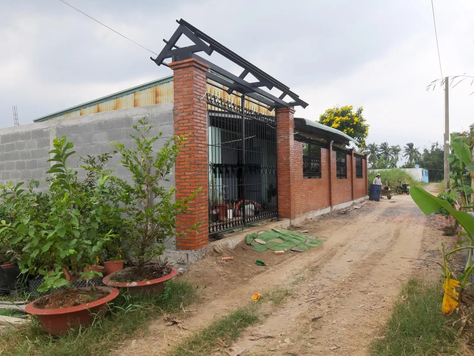 125m2 (8x15m) thị trấn Cần Giuộc, sổ hồng riêng, đường xe hơi, khu dân cư đông đúc giá rẻ hơn 1 tỷ