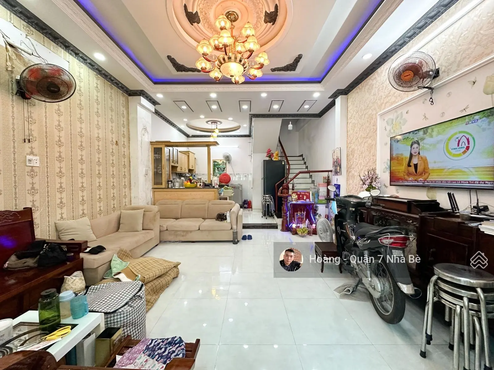 Nhà Giá Tốt - Đẹp Hẻm Xe Hơi-Đường Huỳnh Tấn Phát DT5x10m 1Trệt 2Lầu 4PN 3WC - Cách Q7 tầm 1,5km