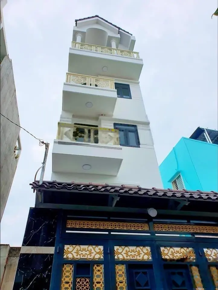 Nhà bán hẻm 8m, 5 tầng, 4m x 16m (64m2) đất mới, bình tân, nhỉnh 6ty xíu