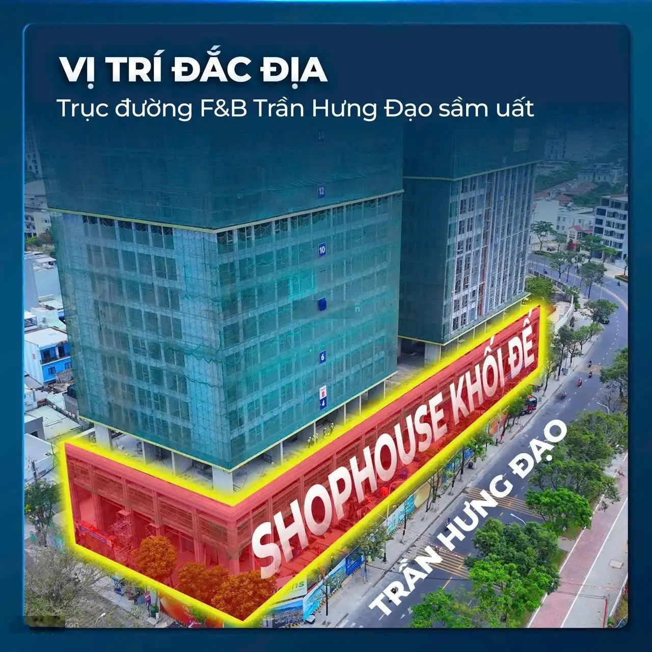 Booking sớm chọn căn đẹp shophouse khối đế sun ponte đn,với suất đầu tư chỉ từ 6,6 tỷ, sổ lâu dài