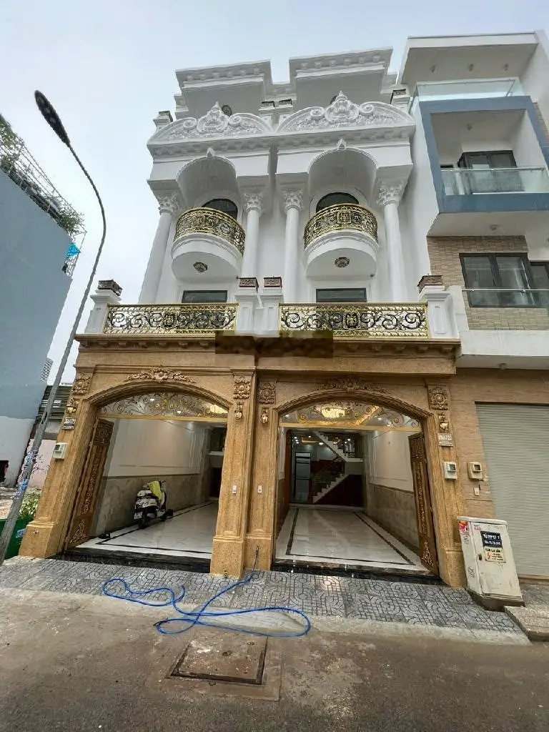 Bán nhà đường số 1, 80m2, 4x20m, 4 Tầng, 5PN, 5WC, đường ô tô 6m thông, nhà mới ful nội thất