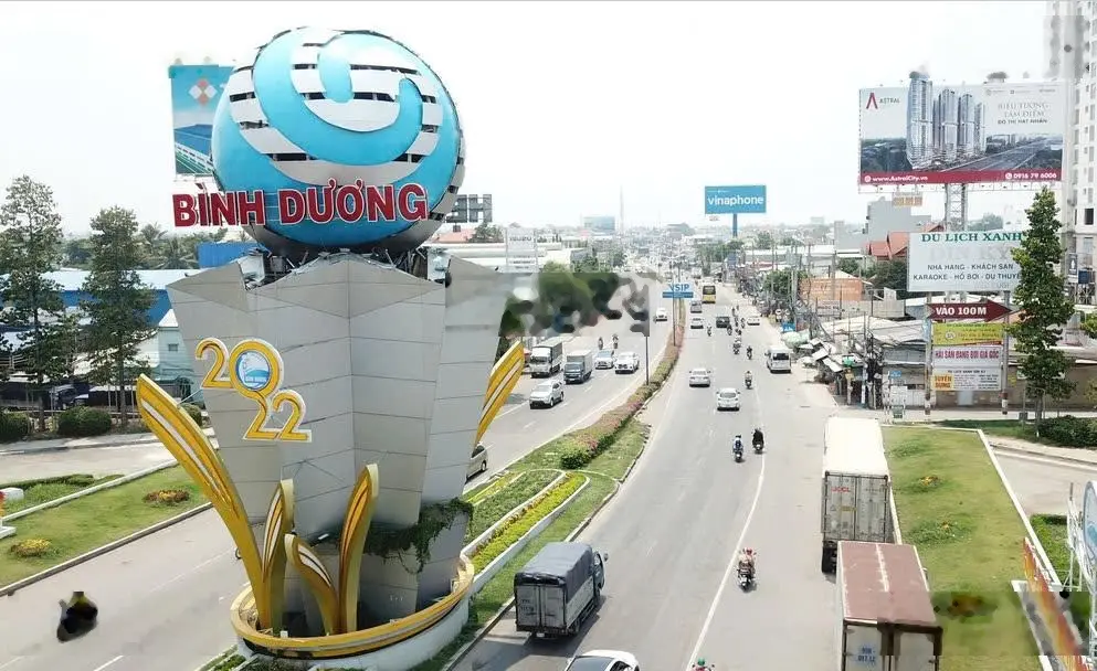 Nhà Xưởng Mặt Tiền Đại Lộ Bình Dương thành phố Thuận An tỉnh Bình Dương, sổ đỏ 6789m2
