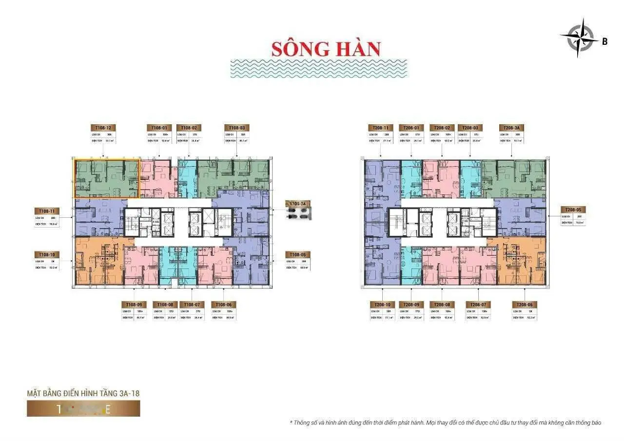 Ngoại giao 3PN giá đợt 1 cuối cùng CĐT view sông Hàn, Sun Ponte/CK 17%