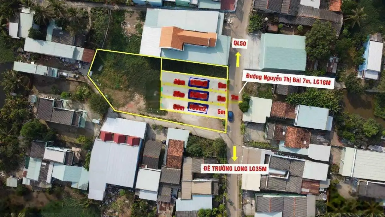 150m2 thổ cư, mặt tiền đường Nguyễn Thị Bài - xã Long An, giá siêu rẻ, sổ hồng sẵn, công chứng ngay