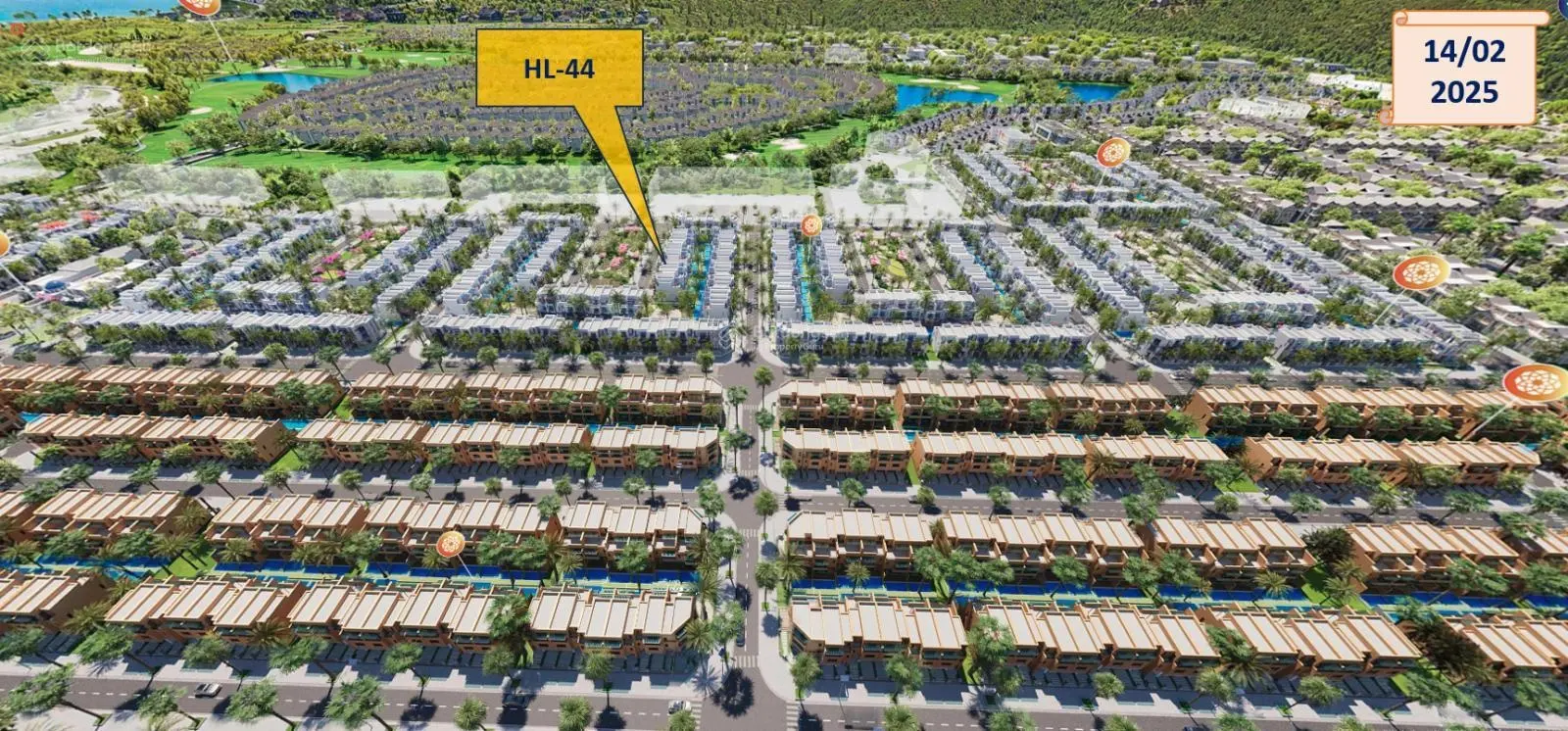 Biệt thự 122m tại CaraWorld Cam Ranh Chỉ 6,674 tỷ, 3PN, 4WC, vị trí đẹp!