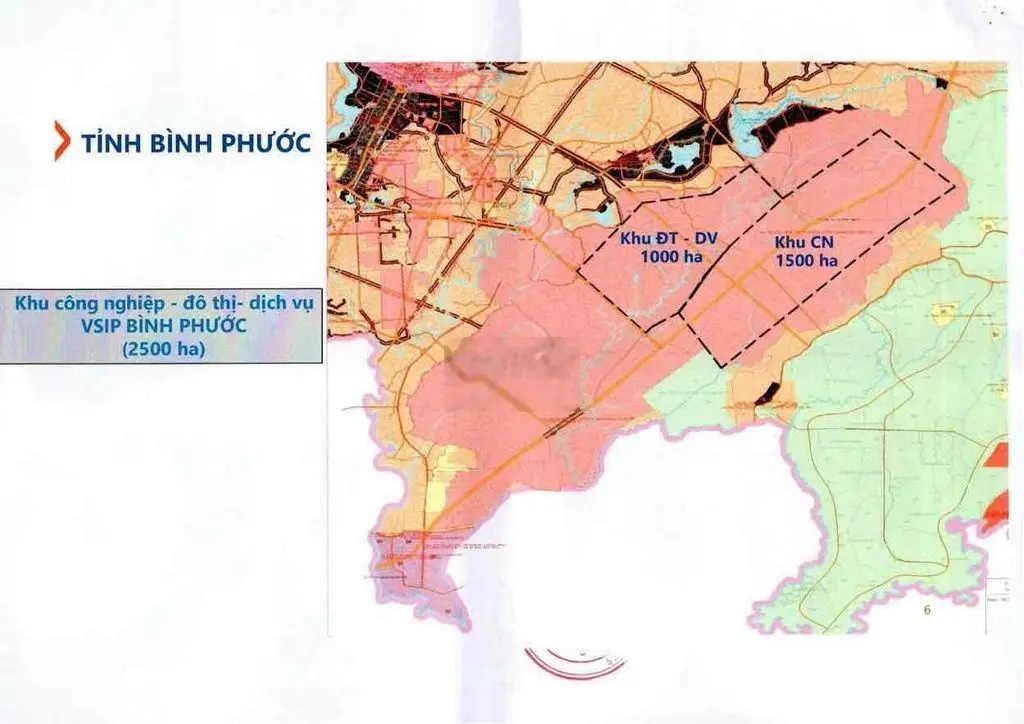 Đất ở Tân Hòa - Đồng Phú thuộc Khu VSIP Bình Phước