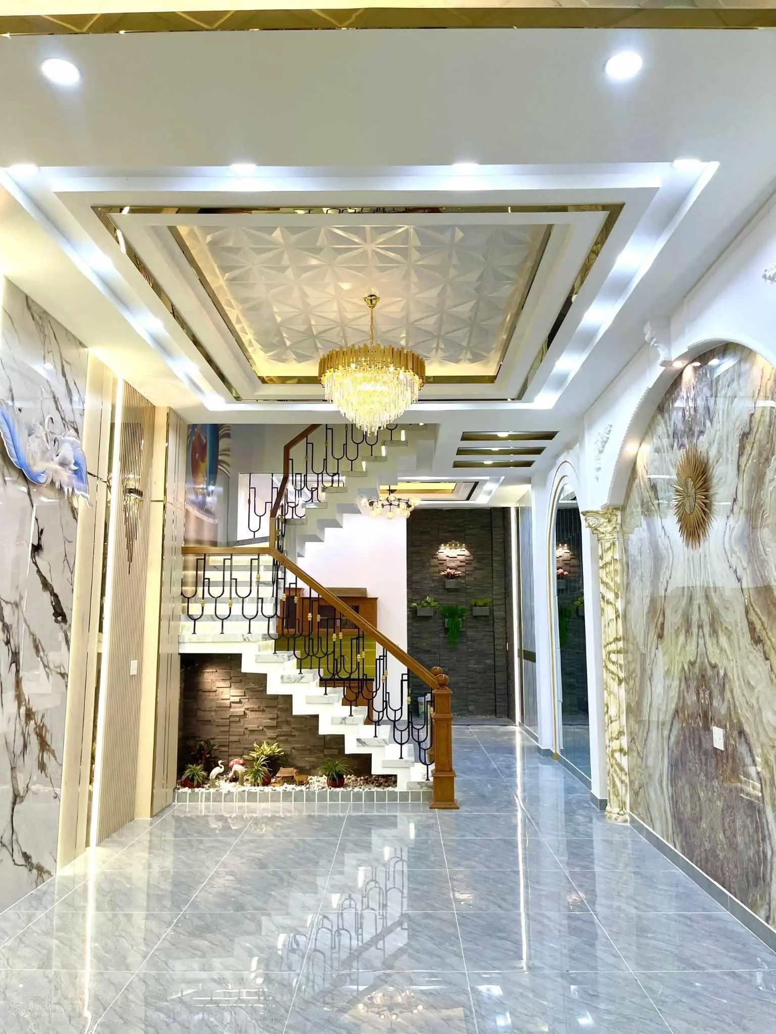 Bán nhà (đúc 3 tấm) KDC Xuyên Á - mặt tiền đường 22m lộ giới