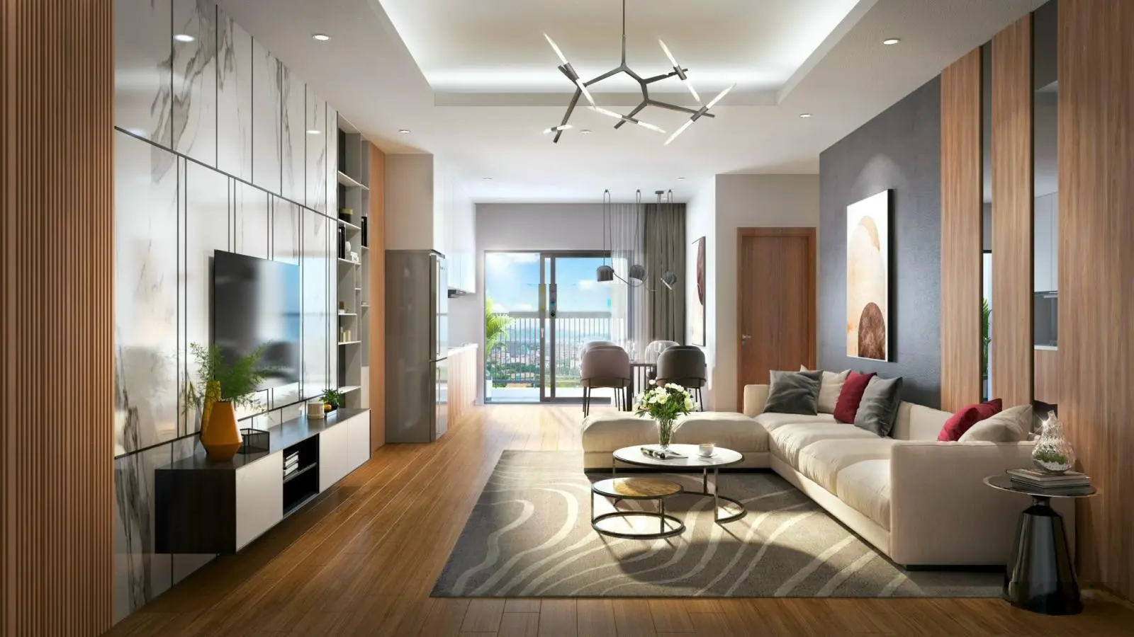 Căn hộ 72m2 giá 1.4xx tỷ 2 ngủ tại chung cư cao cấp Tecco Elite City Thái Nguyên LH 0388 985 ***