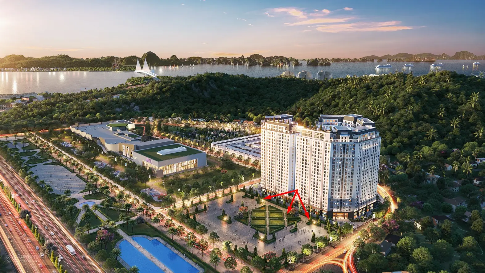 Rẻ nhất thị trường chung cư Dragon Castle Hạ Long căn góc 3pn 2wc 90,95m2 giá 2,3 tỷ view Aeon Mall