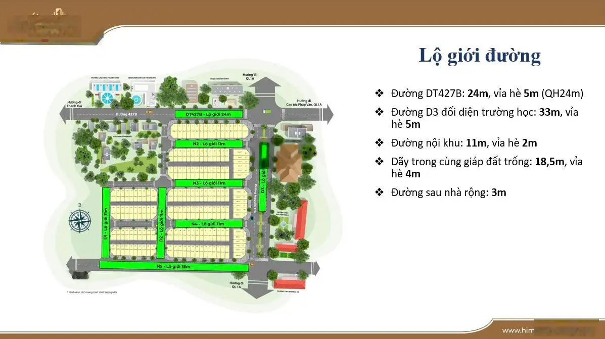 Hot, bán cắt lỗ căn Shophouse duy nhất mặt phố Trần Phú (DT 427) dự án Him Lam Thường Tín