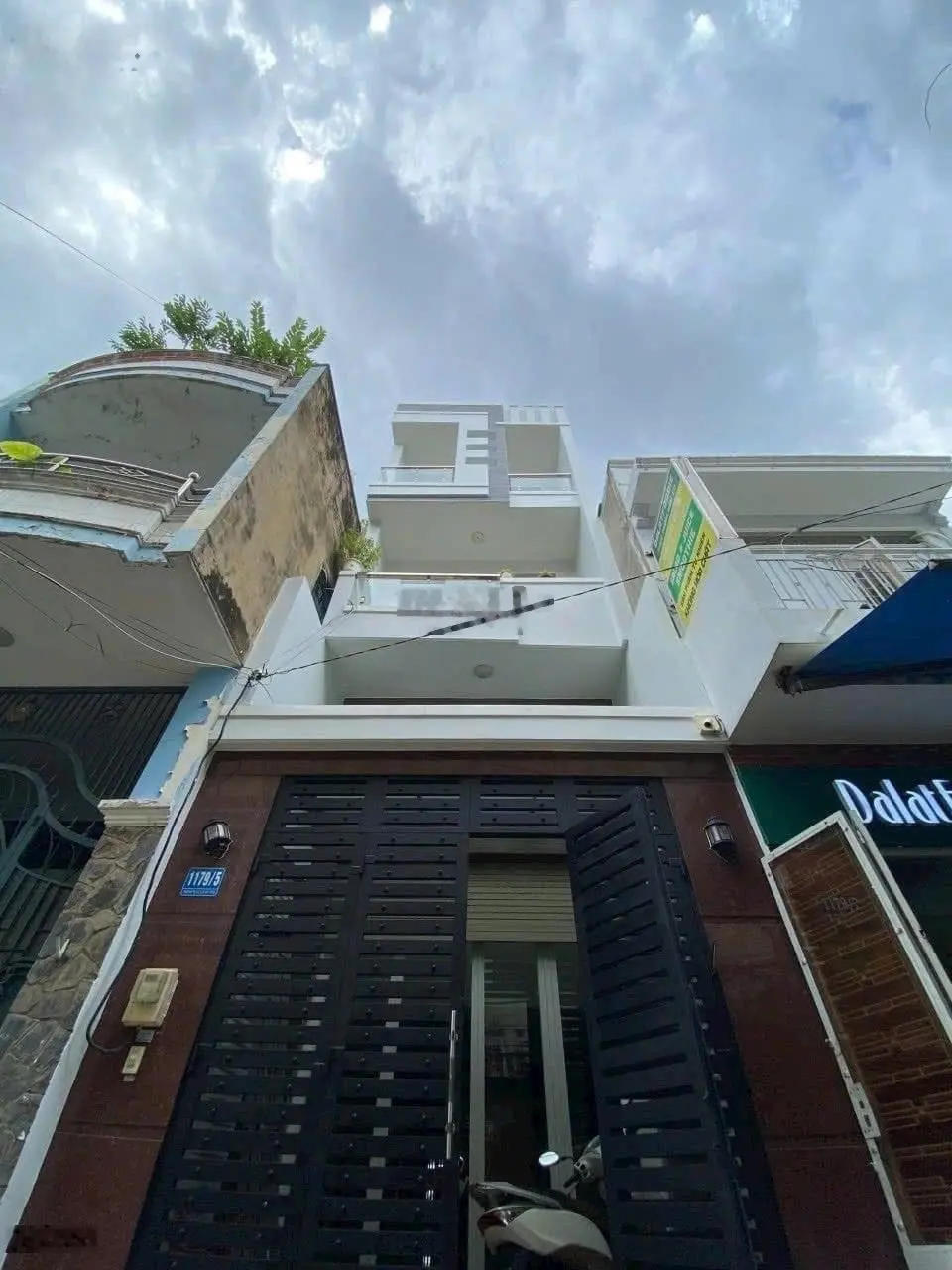 Đối diện Cityland Phan Văn Trị P10 4tầng 4pn 5wc 4x17m hẻm 1 trục trước nhà 6m cách trục chính 35m