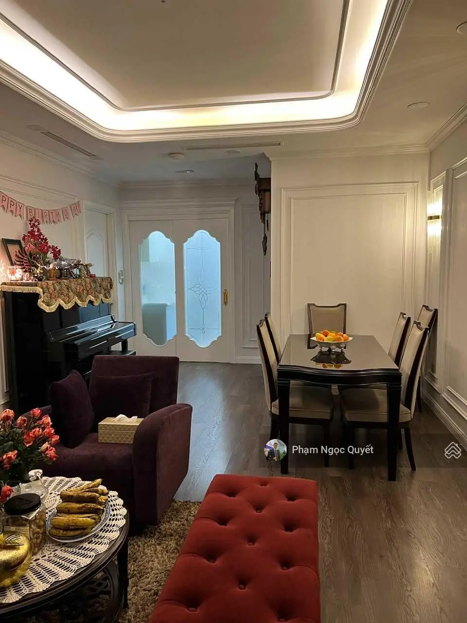 (Giá thật) chính chủ bán căn 141m2 tầng trung + full NT nhập khẩu xịn, 12,5 tỷ, CC Gold Tower