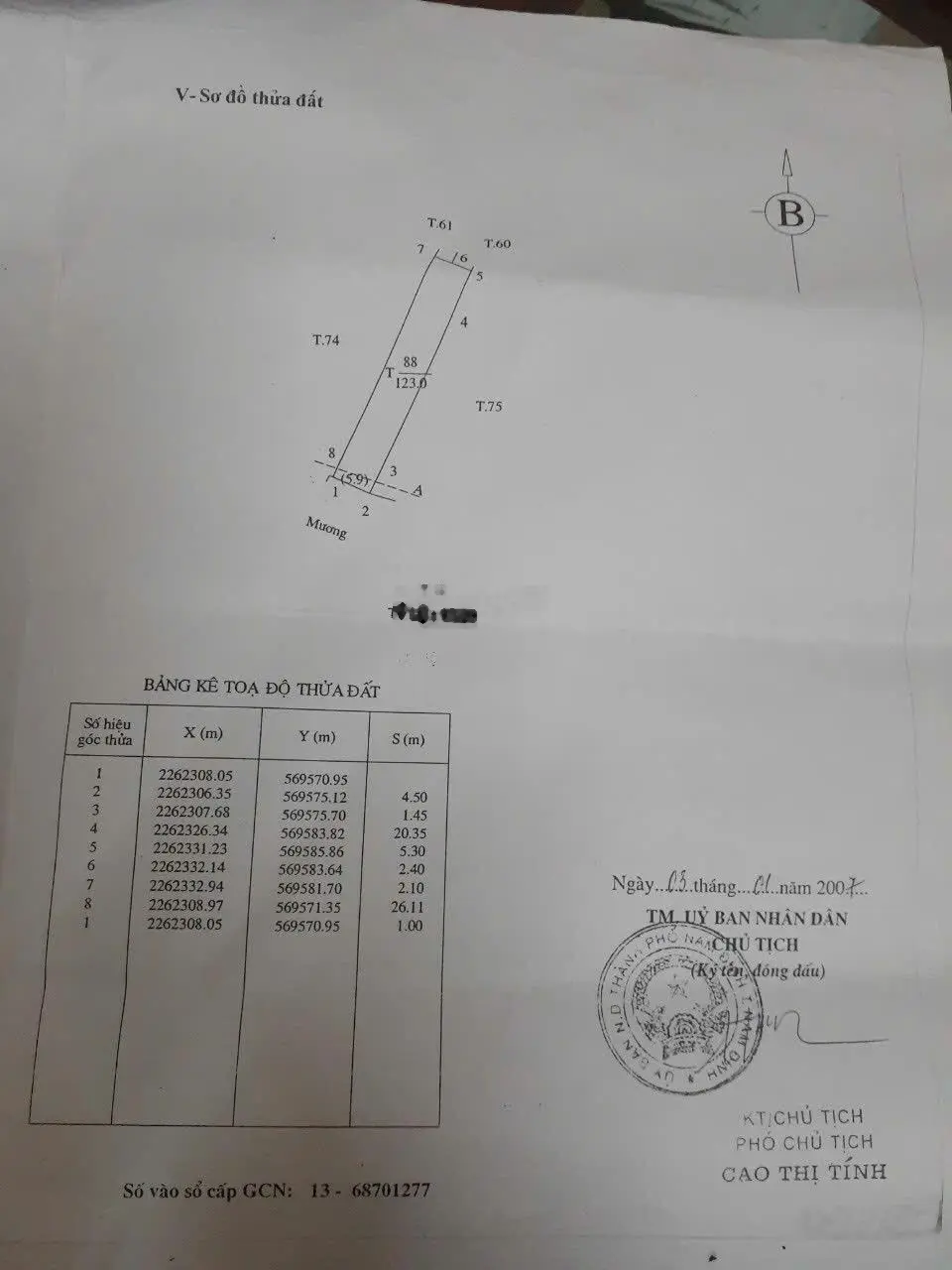 Bán nhà riêng tại phố Cầu Đông, giá siêu hời 123m2