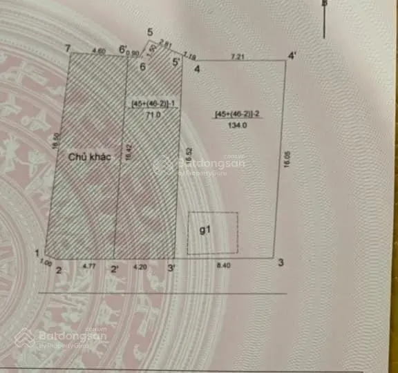 Bán nhà Thành Công, chân tòa chung cư, DT 171m2, MT 11m, vuông vắn, đường nội khu QH ô tô tránh