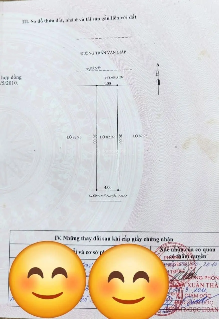 Bán lô đất đẹp mặt phố Trần Văn Giáp, Phường Thanh Bình, Tp Hải Dương