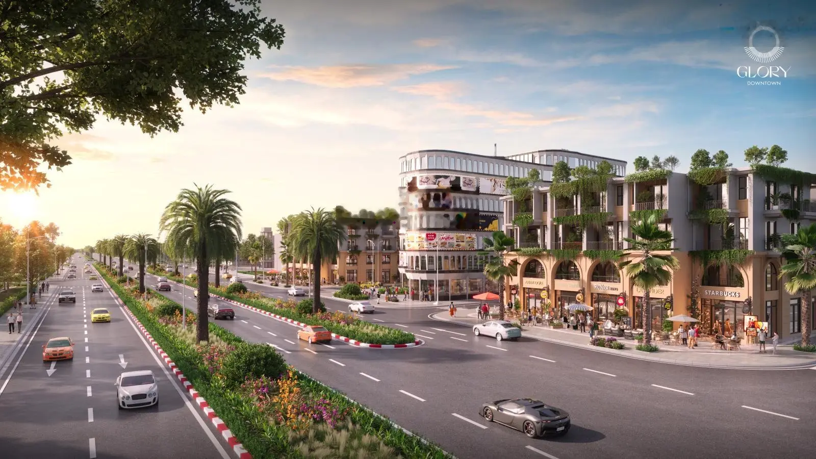 Glory Downtown trung tâm TP Thái Bình xây 4 tầng, sẵn sổ đỏ chỉ từ 5,2 tỷ/căn 72,5m2. CK đến 10%