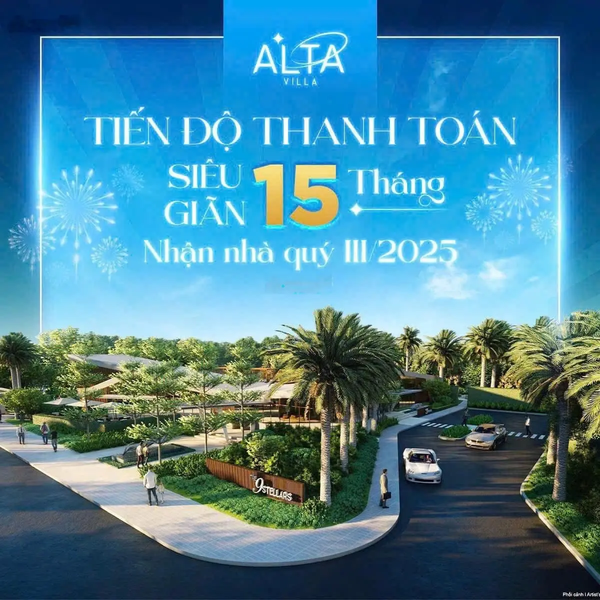 Villa 7*22m, ven hồ tự nhiên sắp bàn giao, cách Xa Lộ Hà Nội 500m