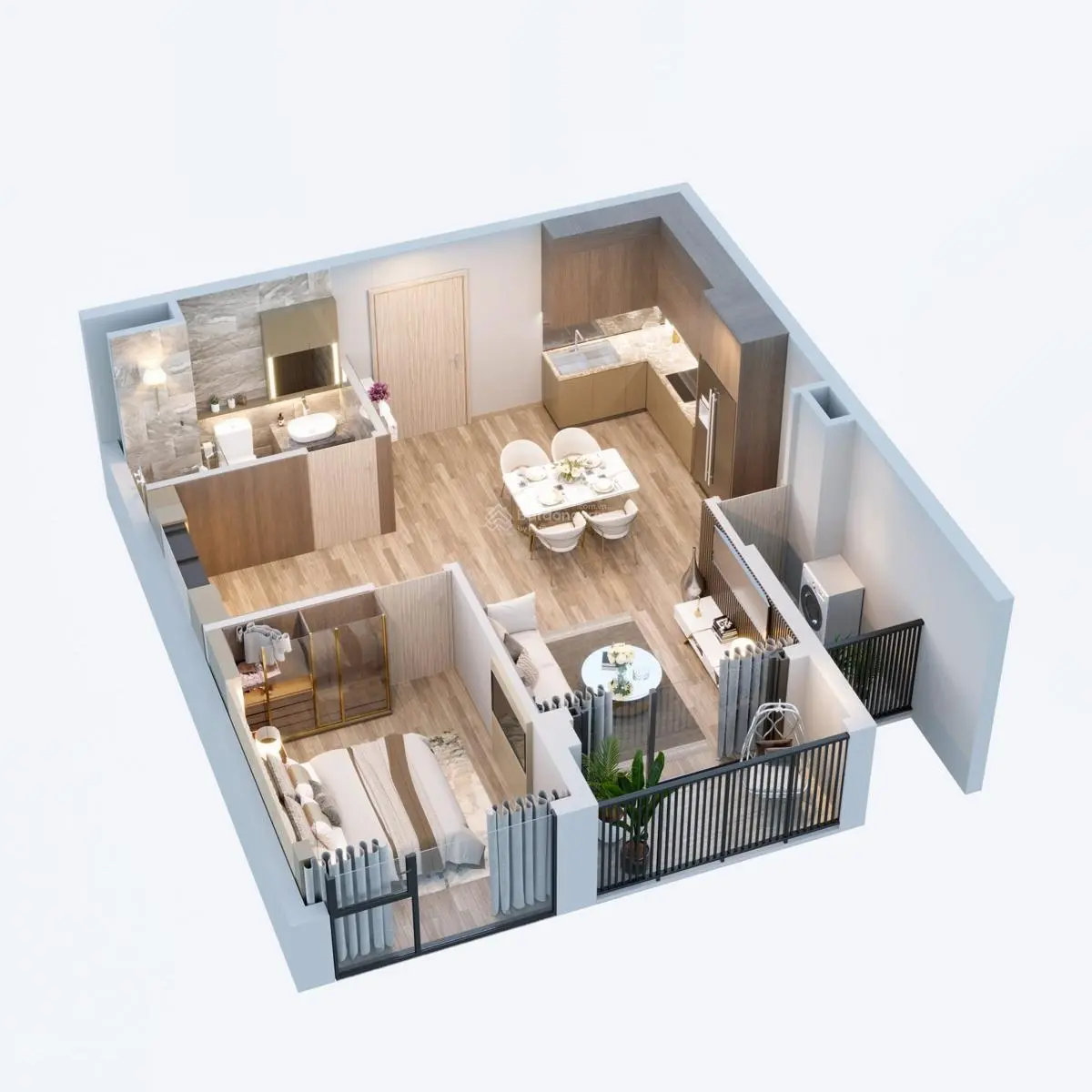 Tặng ngay 35tR cho căn hộ cao cấp Happy One Central - 1PN