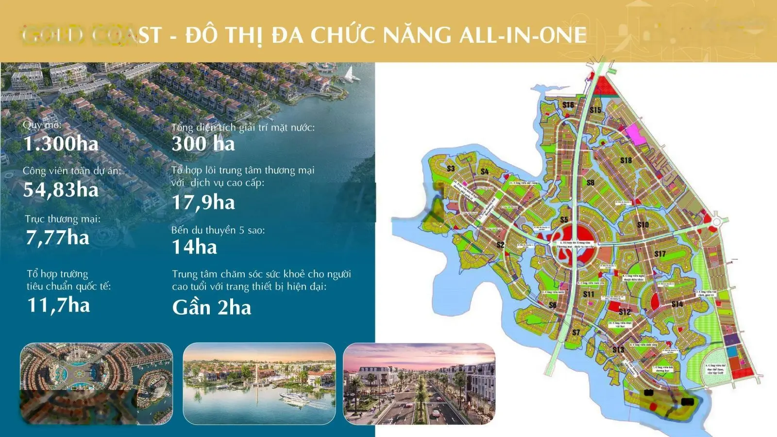 Mở bán dự án Gold Coast Vũng Tàu Quy mô 1.200 hecta dự án khu Đô thị Sở hữu lâu dài đầu tiên tại VT