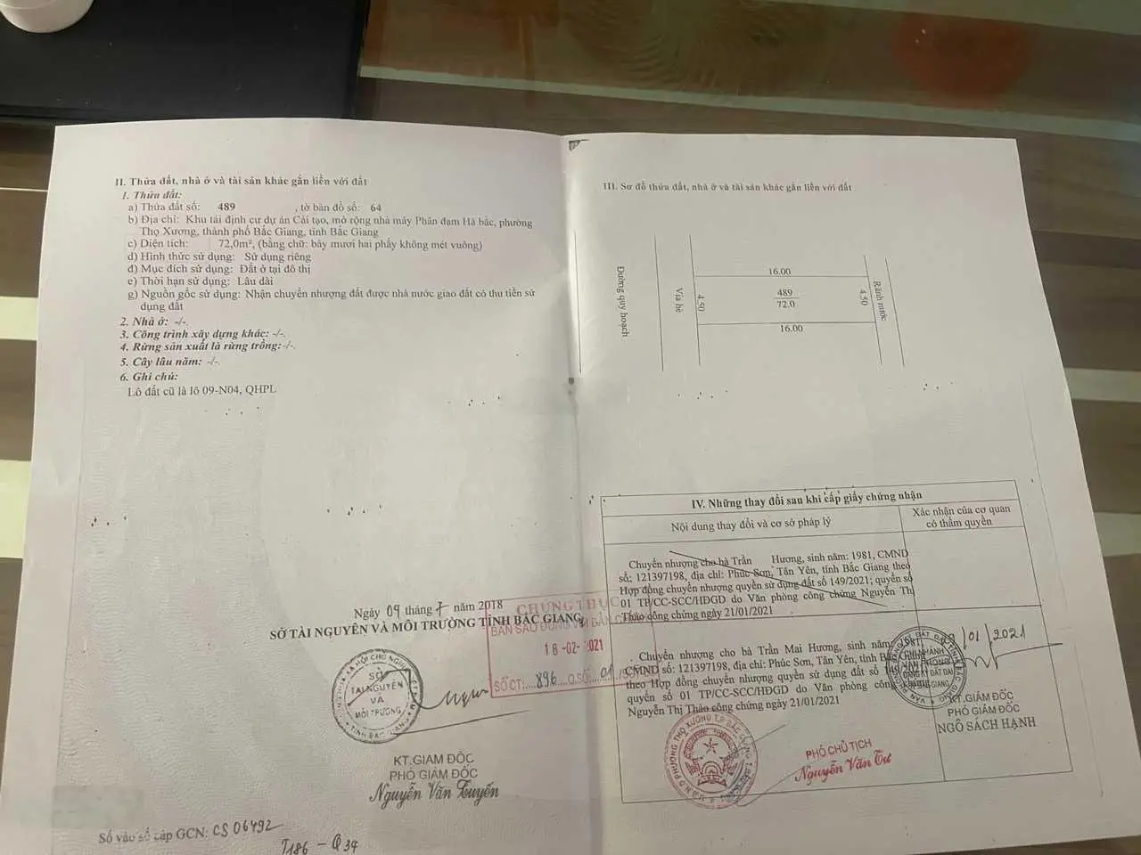 Chính chủ bán nhà 2.5 tầng tại TP Bắc Giang. Đất phân lô, đường 11m, vỉa hè 6m, nhà xây năm 2022