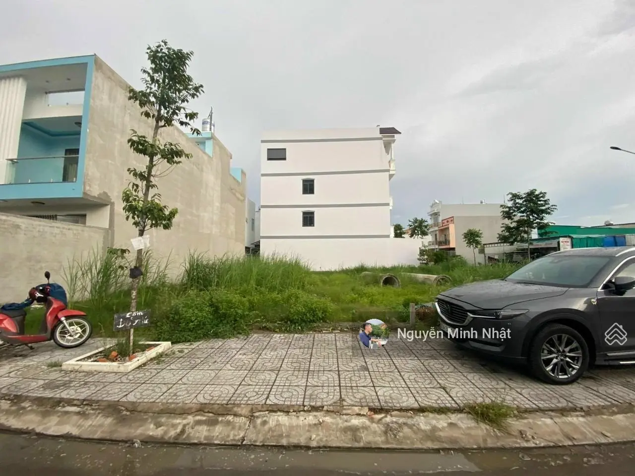 Kẹt bán nhanh đất 105m2 gần công an Nhơn Đức, Nhà Bè, đất hai mặt tiền đường sổ riêng, chỉ 8xxtr
