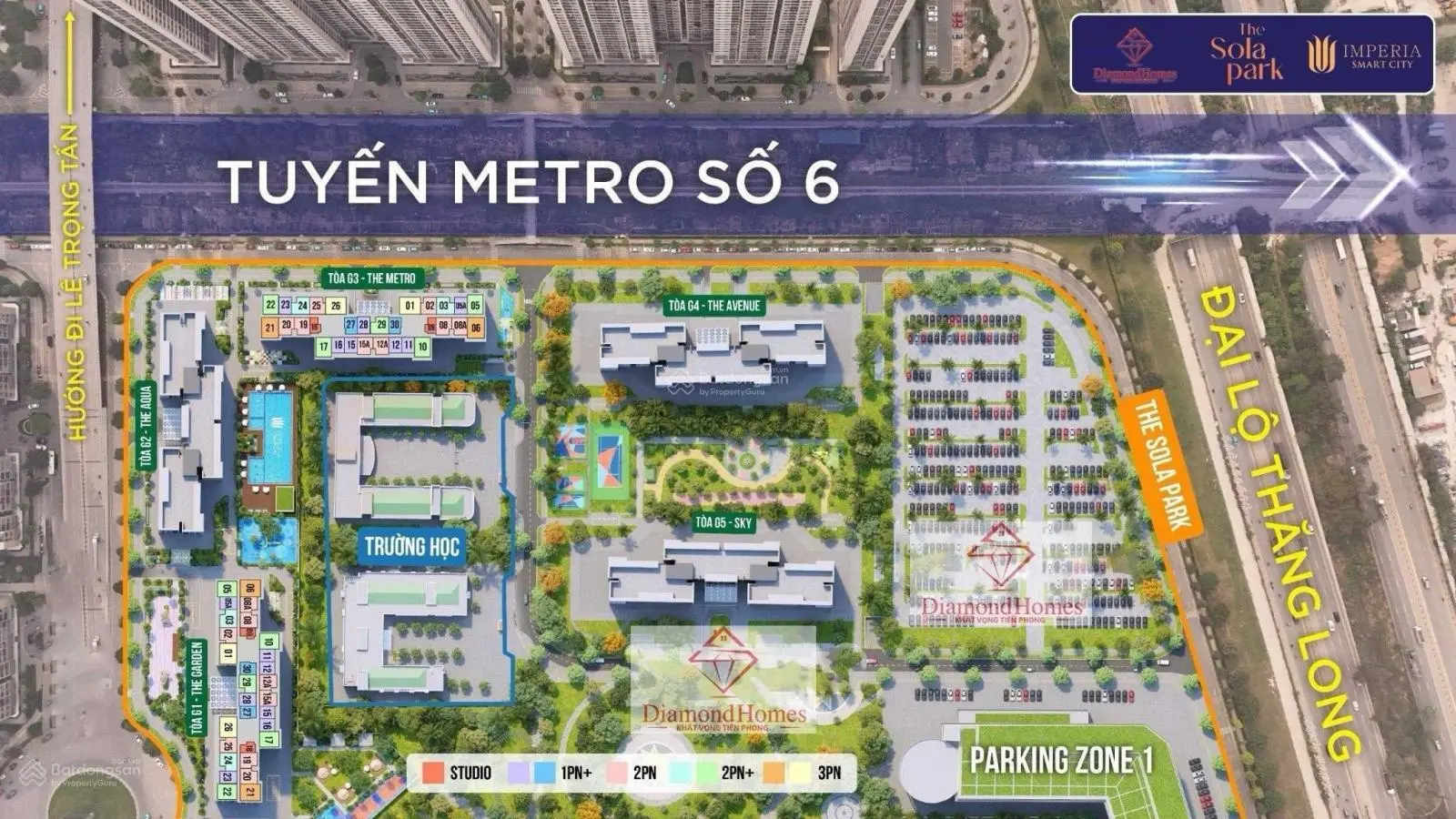 QUỸ CĂN NGOẠI GIAO CÓ GIỚI HẠN - DỰ ÁN VINHOMES SOLA PARK TẠI SMART CITY GIÁ CHỈ TỪ 50TR / M2